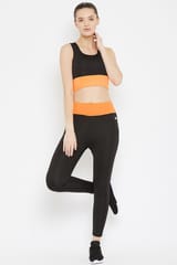 Clovia Activewear Ankle Length Tights -Quick-Dry