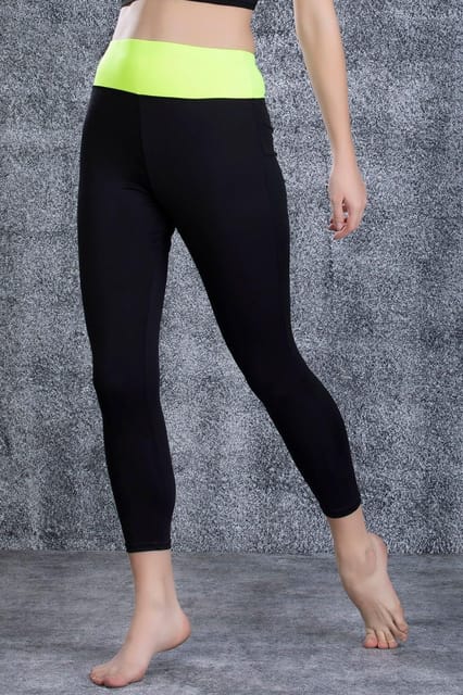 Clovia Activewear Ankle Length Tights -Quick-Dry