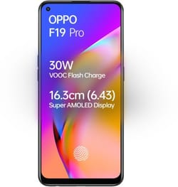 Oppo F19 Pro(8GB 128GB ) Crystal Silver(Refurbished)