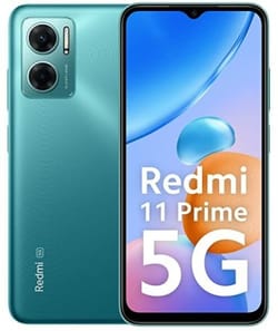 Redmi 11 Prime 5G (4GB 64GB ) Meadow Green(Refurbished)
