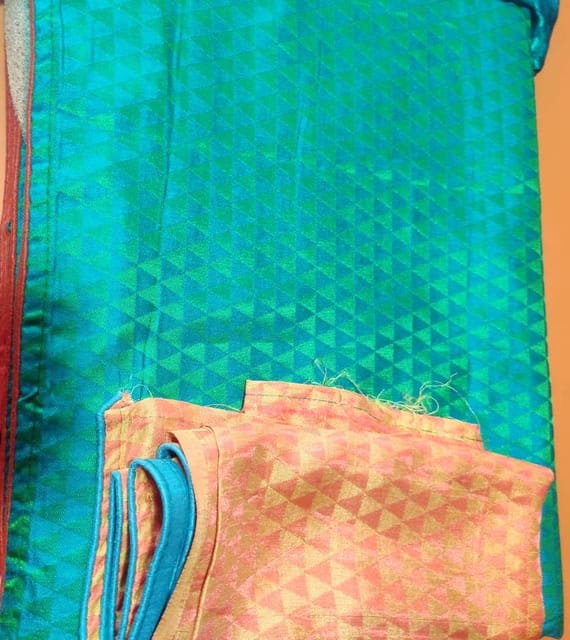 Beautiful Sana Silk Jacquard Work Saree Blouse For Function Wear