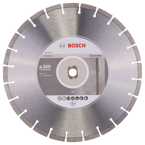 Bosch Diamond Cutting Disc for Concrete 350mm/10mm-2608602544