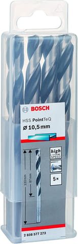 Bosch CYL - 4 multi material Multi Purpose Drill Bit Twist Drill PointTeQ 10.5mm-2608577273