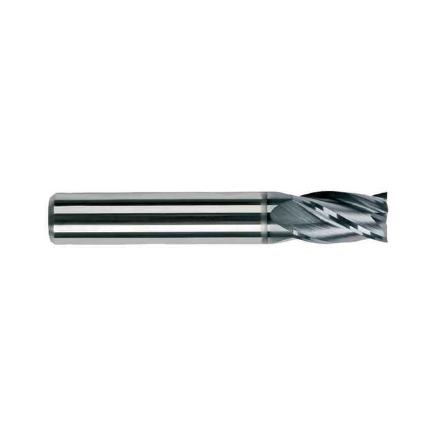 Totem Solid Carbide Four flute Hard Part  45 HRc (Std length) Em 10.00mmx22X75 4Flt Cr0.5 Prt Plus Ad-FBK0503440