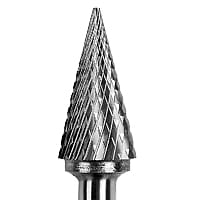 Totem Deburring Carbide Burrs Cone  Standard Cut,Dimension-MB0,Diameter-2.5,Length-11-FAC0200542