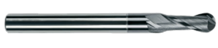 Solid Carbide Two flute Ball Nose general Milling (Std length)-FBK0500276,DIA-1.5,FL-6,OAL-38,SHD-3