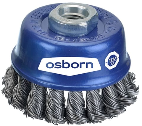 Osborn Cup brushes, knotted wire