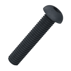 M6 Button Head Socket Screw Black Oxide (8mm - 45mm) - TVS - Pack of 400