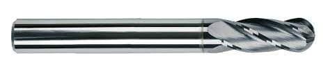 Solid Carbide Four flute Ball Nose General Milling (Long series)-FBK0500427,DIA-20,FL-80,OAL-133,SHD-20