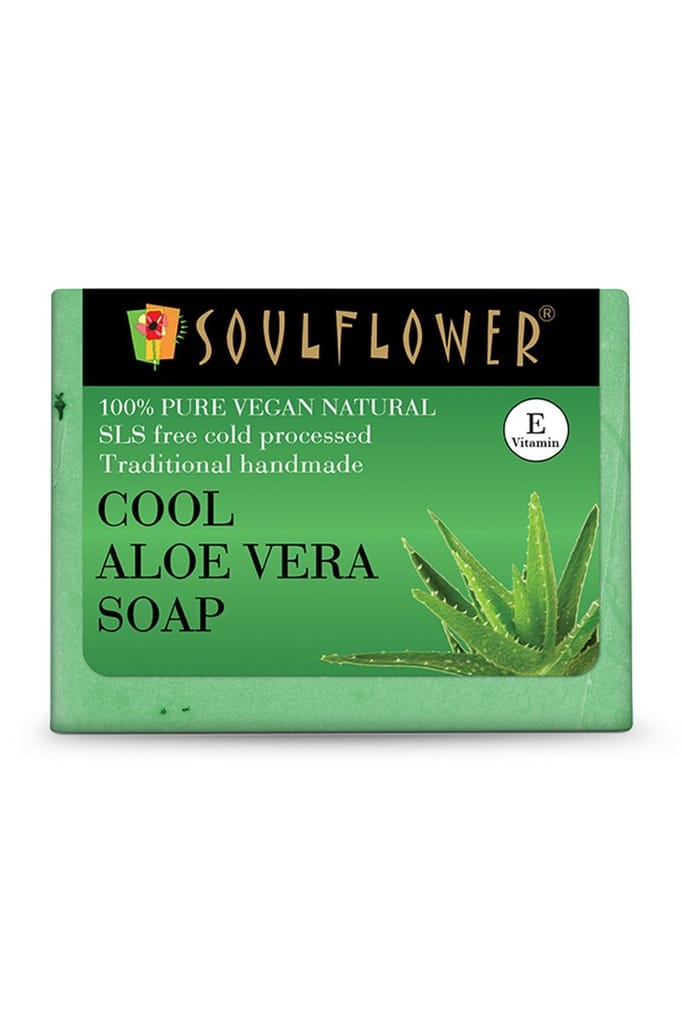 Soulflower Cool Aloe Vera Soap