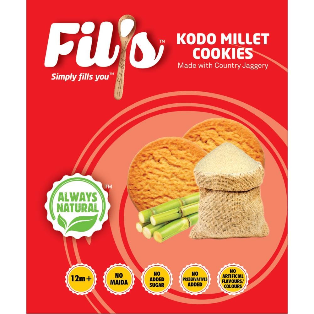 Fil's kodo millet cookies