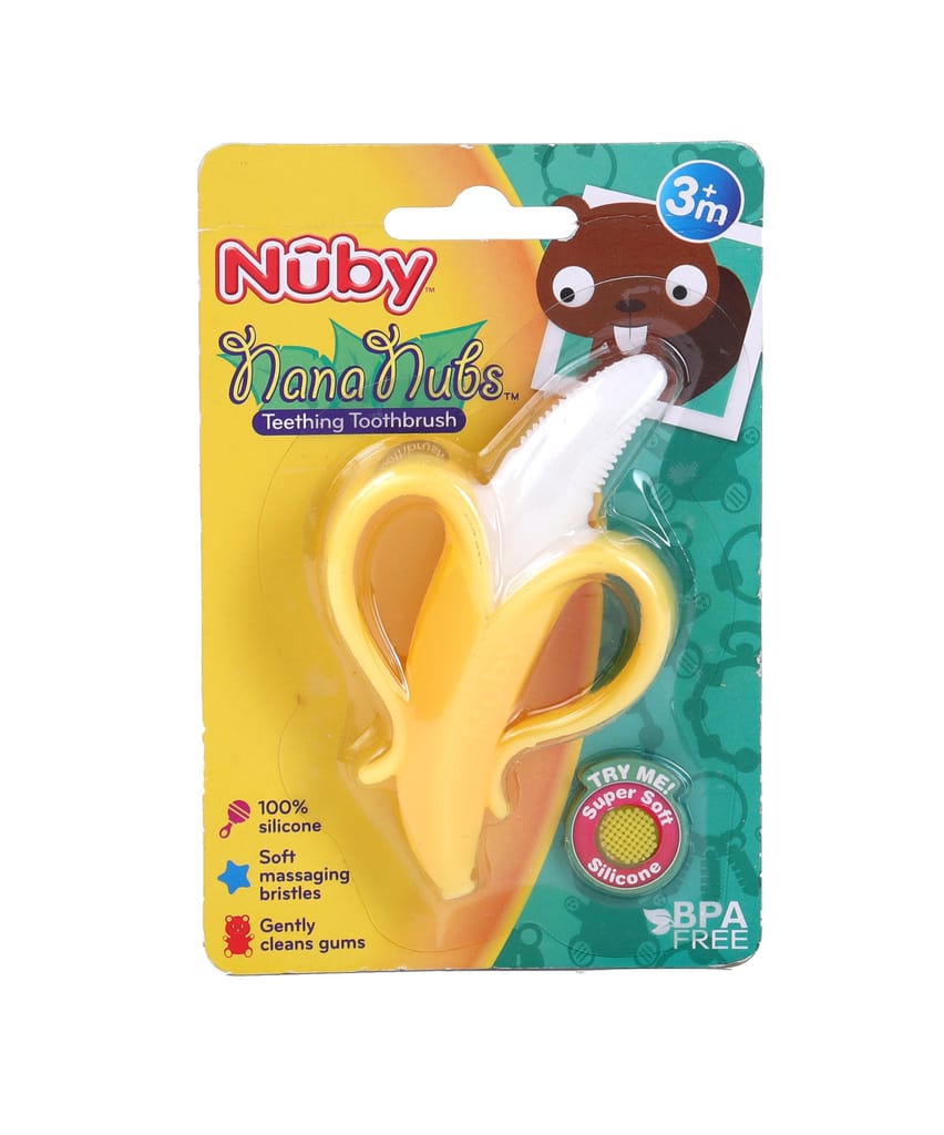 Nuby Nana Nubs (Banana) Teething Toothbrush