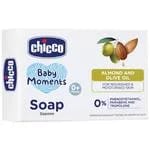 Chicco Baby Moments Soap, New Advanced Formula with Natural Ingredients,(125g 3 + 1)