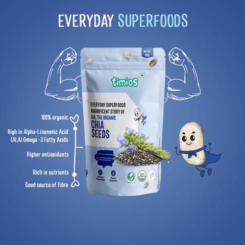 Timios Super Foods Chia Seeds - 20g