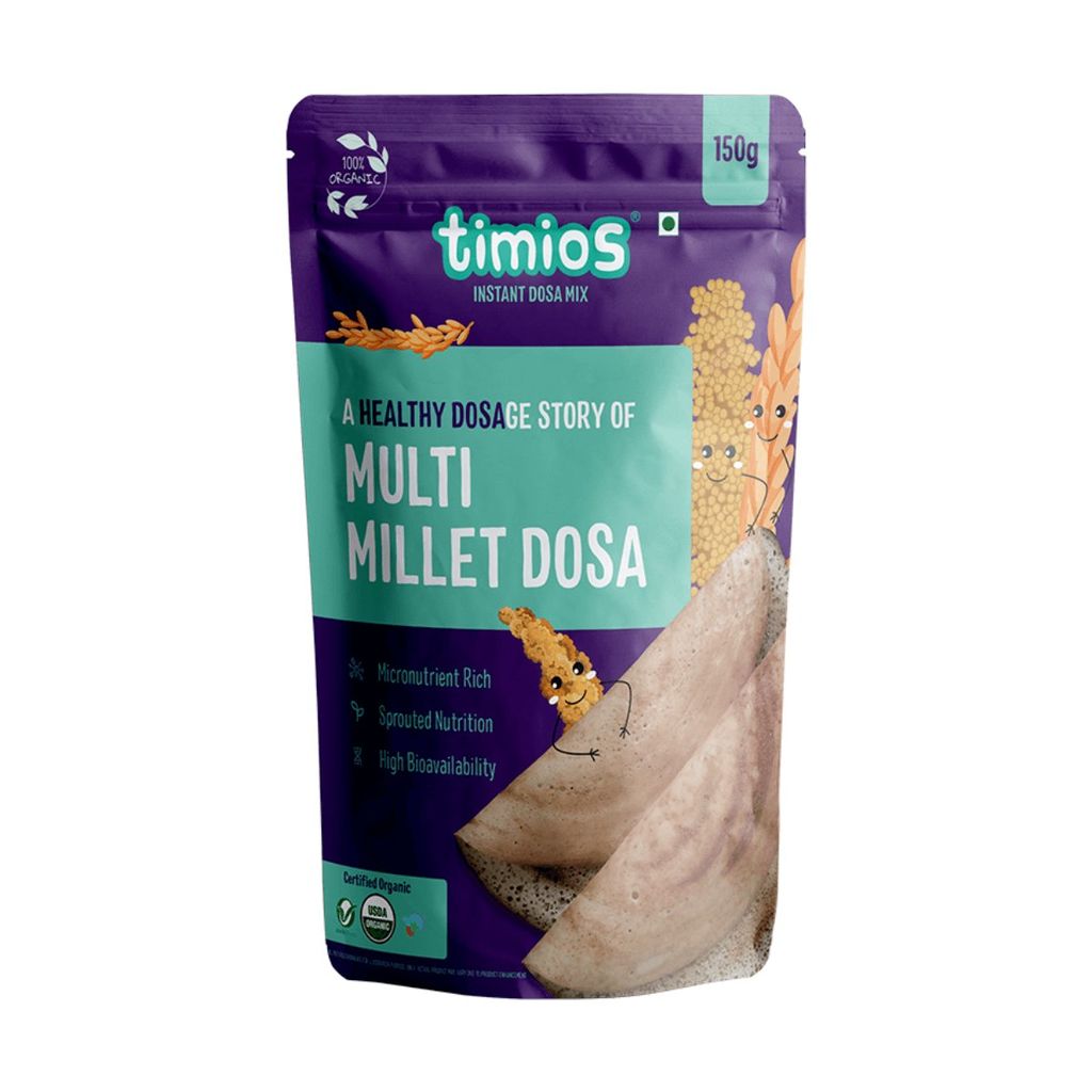 Timios Organic Multi Millet Dosa Mix 150g