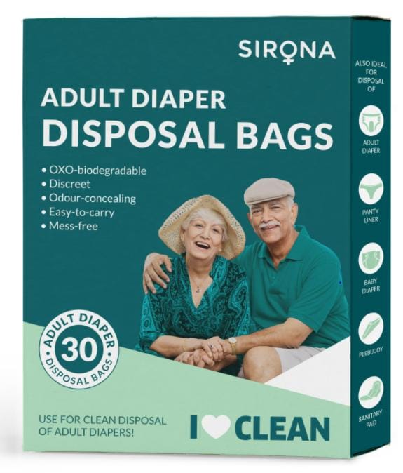Sirona Sirona Premium Adult Diaper Disposal Bags - 30 Bags