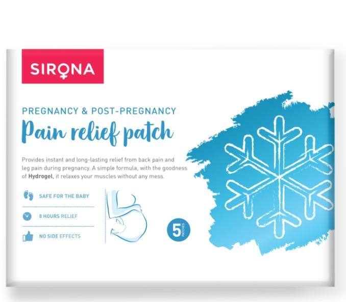 Sirona Sirona Pregnancy and Post Pragnancy Pain Relief Patches with Hydrogel Properties - 5 Patches