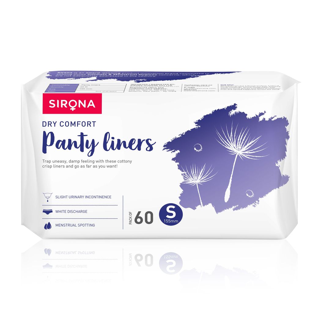 Ultra-Thin Premium Panty Liners (Regular Flow) 60 Counts - Small