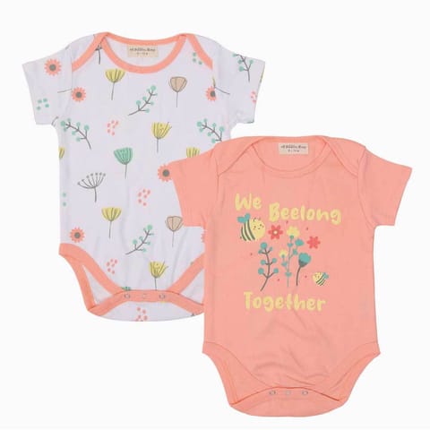 A Toddler Thing - Bee Happy - Organic Rompers (Pack of 2)