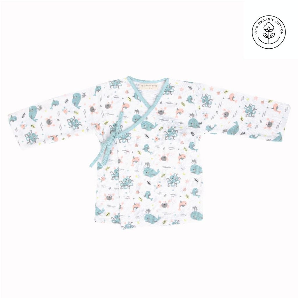 A Toddler Thing - Full Sleeve Knot Top & Pant - Sea World