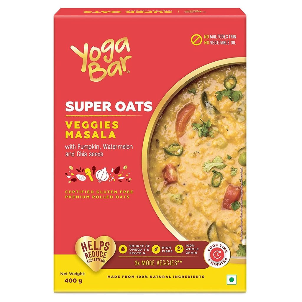 Yogabar Super Oatmeal - Veggie Masala Oats