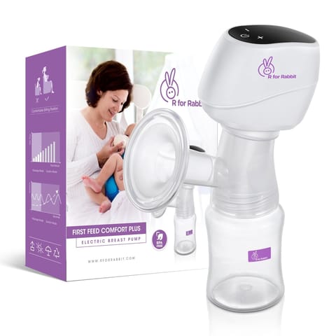 R for Rabbit First Feed Comfort Plus Breast Pump White