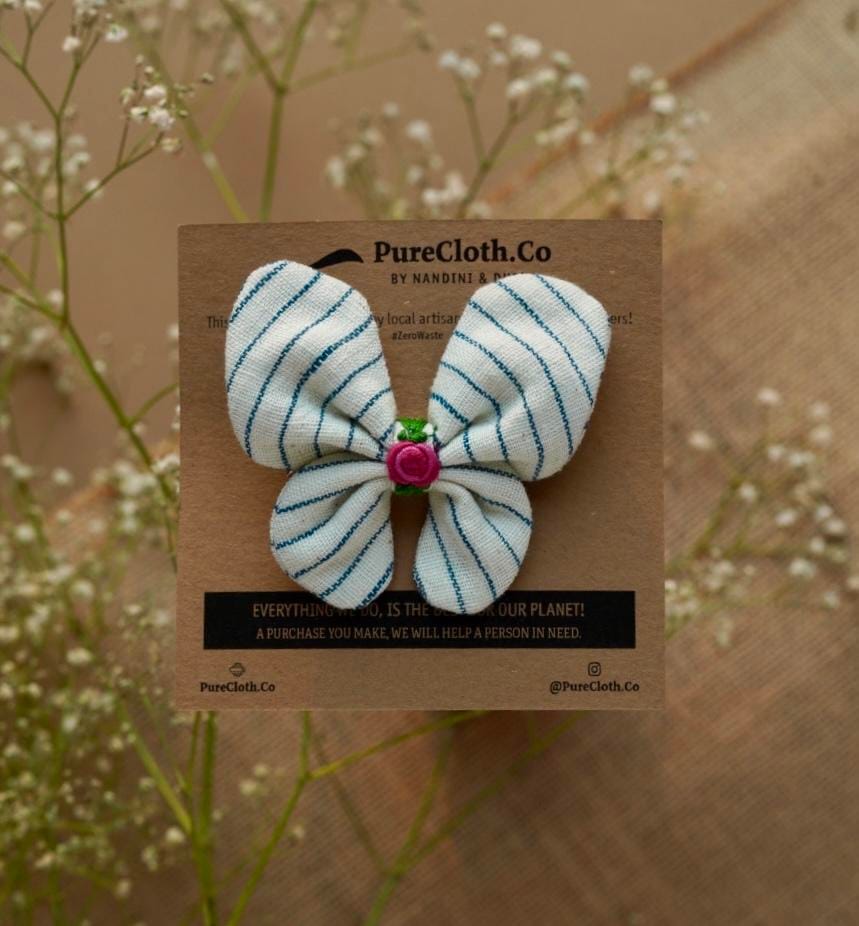 Pure Cloth Butterfly Hair Clips