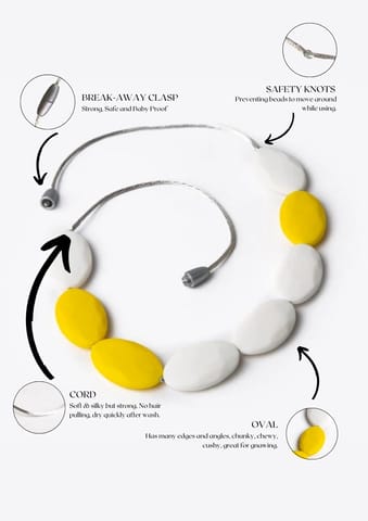 Snow Canary Teething Jewelry