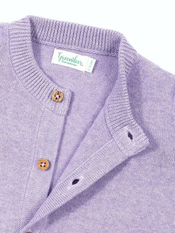 Greendeer Sheep love Sweater and Lower Combo - Lavender