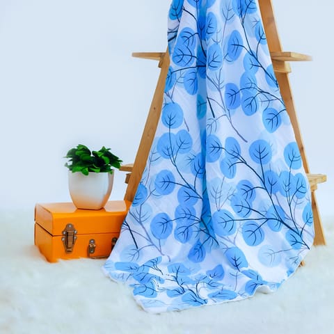 Sunshinebaby Organic Cotton 6 layered Blankets/Swaddles-Blue Leaf