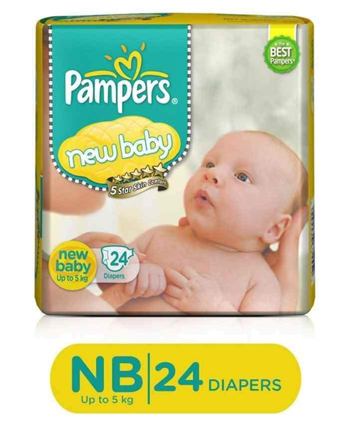 Pampers New Baby Diapers (24 Count) Active Baby NB Econ