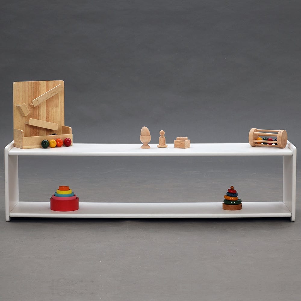 Ariro Toys Montessori Toddler Low Shelf-Natural