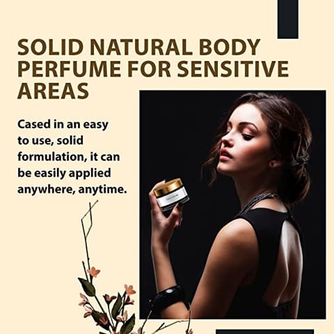 Namyaa Solid Natural Body Perfume for Underarms, Inner Thigh, Knee and Bikini Area, Sensitive Areas, 15 g (Pack of 3)
