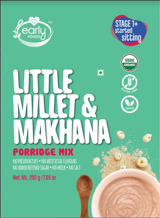 Early Foods Little Millet & Dates Porridge Mix, 200g