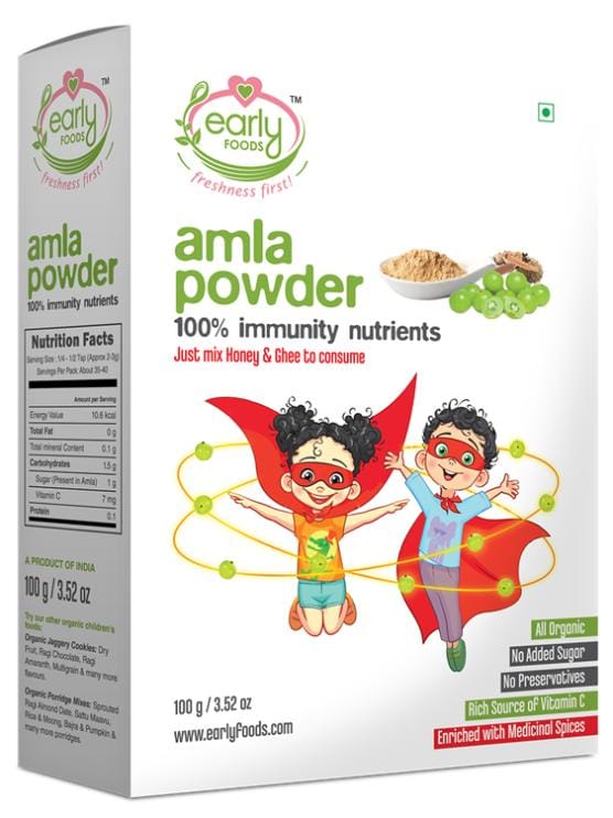 Early Foods Amla Powder - Immunity Mix for Kids - 100g