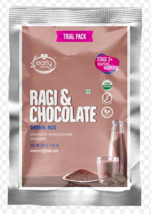 Early Foods (Trial Pack) Ragi & Chocolate Health Drink Mix 50g