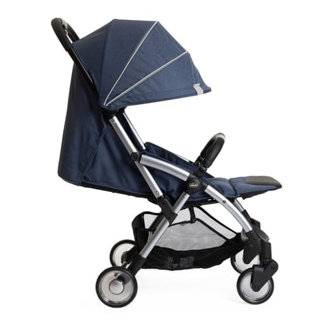 Chicco Goody Plus Stroller, Pram for Boys and Girls, Light Weight & Compact with Premium Design, for Babies 0m+ (Indigo)