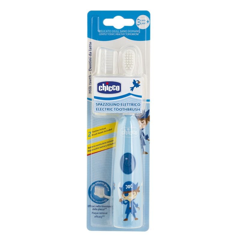 Chicco Replacement Brush Heads for Electric toothbrushes 2 Pieces.