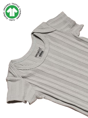 Greendigo Baby Organic Cotton Bodysuits - Combo - Pack of 4