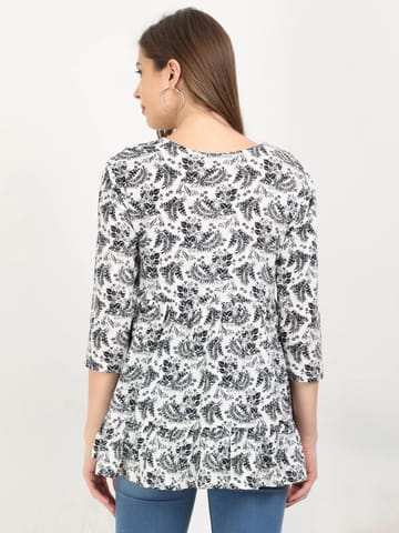 The Mom store Monochrome Charm Maternity and Nursing Top