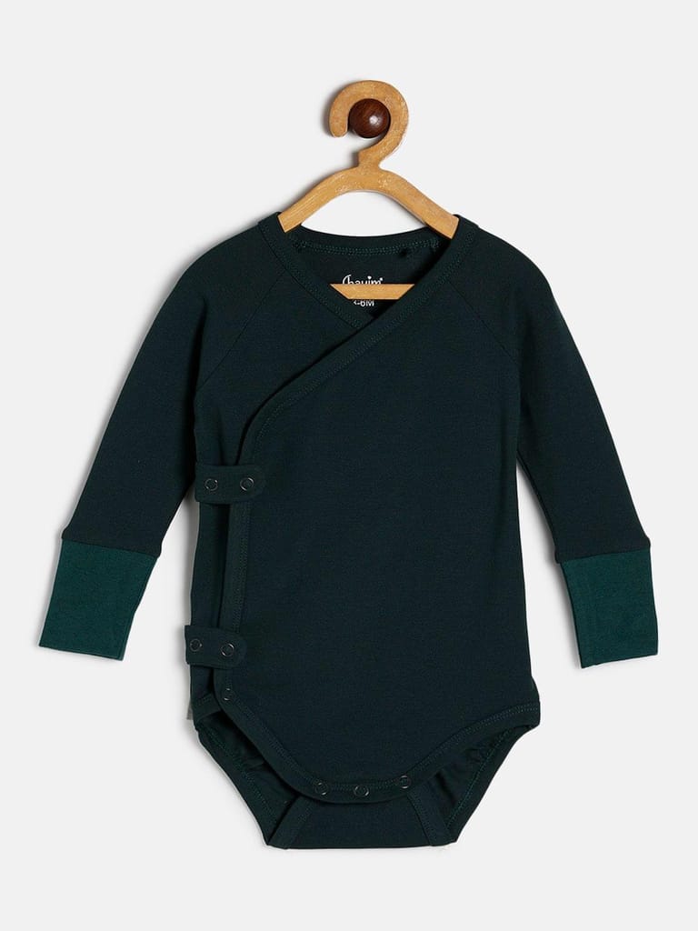 Chayim Baby Expandable Flexi fit Bodysuit Green Cable