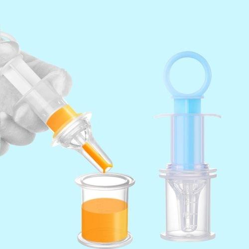 Safe-O-Kid Silicone Baby Finger Brush with Case With Silicone Liquid Medicine Feeder