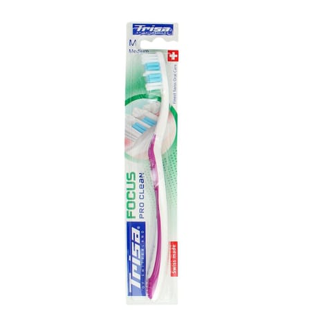 Trisa Focus Pro clean soft toothbrush (Assorted Color)