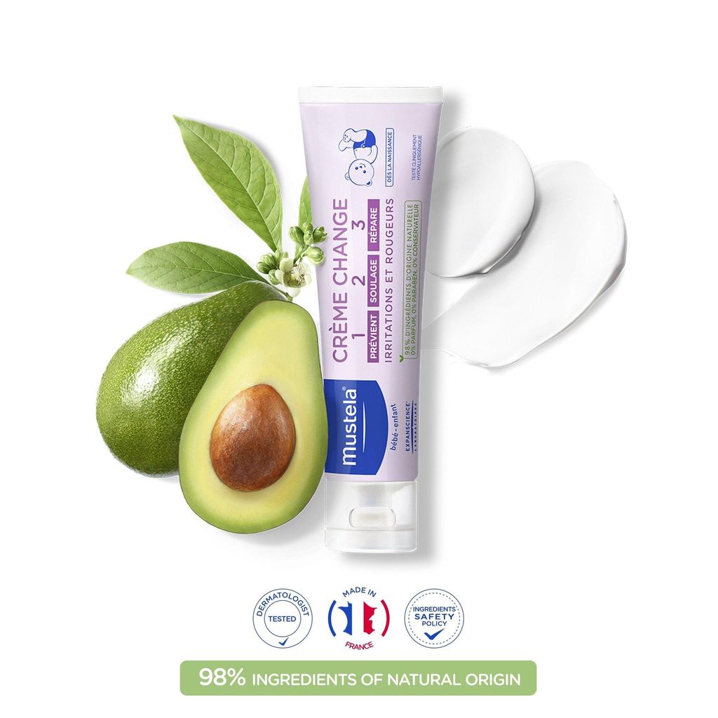 Mustela Baby 1 2 3 Vitamin Barrier Cream 100ml