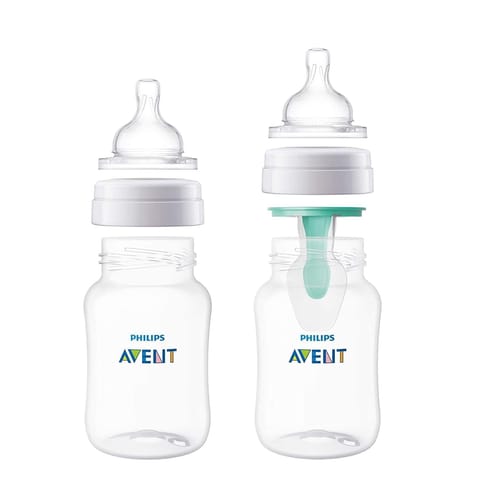 Philips Avent Classic Teat Fast Flow Nipple - 4 holes/6months+ (Pack of 2)