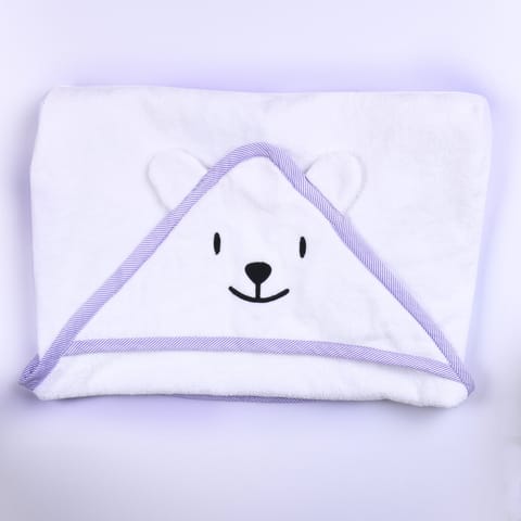Greendigo Baby Organic Cotton Hooded Towel - Bear Hug