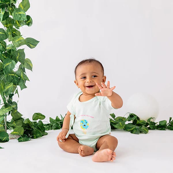 Greendigo Baby Organic Cotton Bodysuit - Go Green