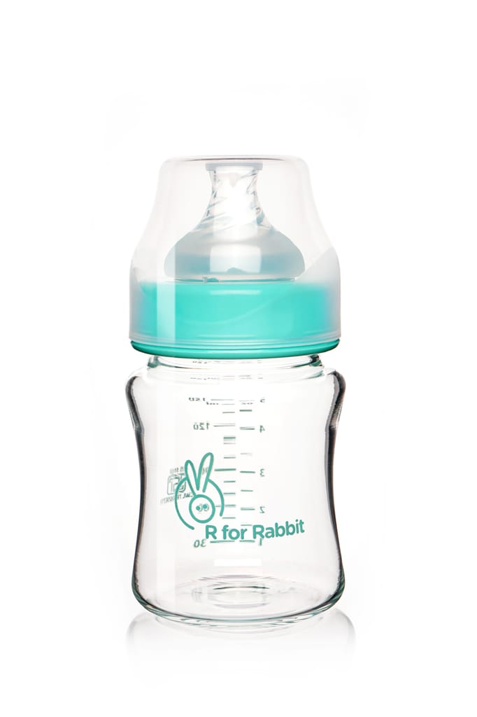R for Rabbit FIRST FEED GLASS BOTTLE 120 ml(0-12 mths)
