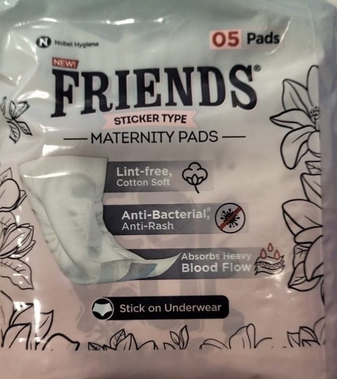 Friends Maternity Pad 5'S (Noble Hygiene)