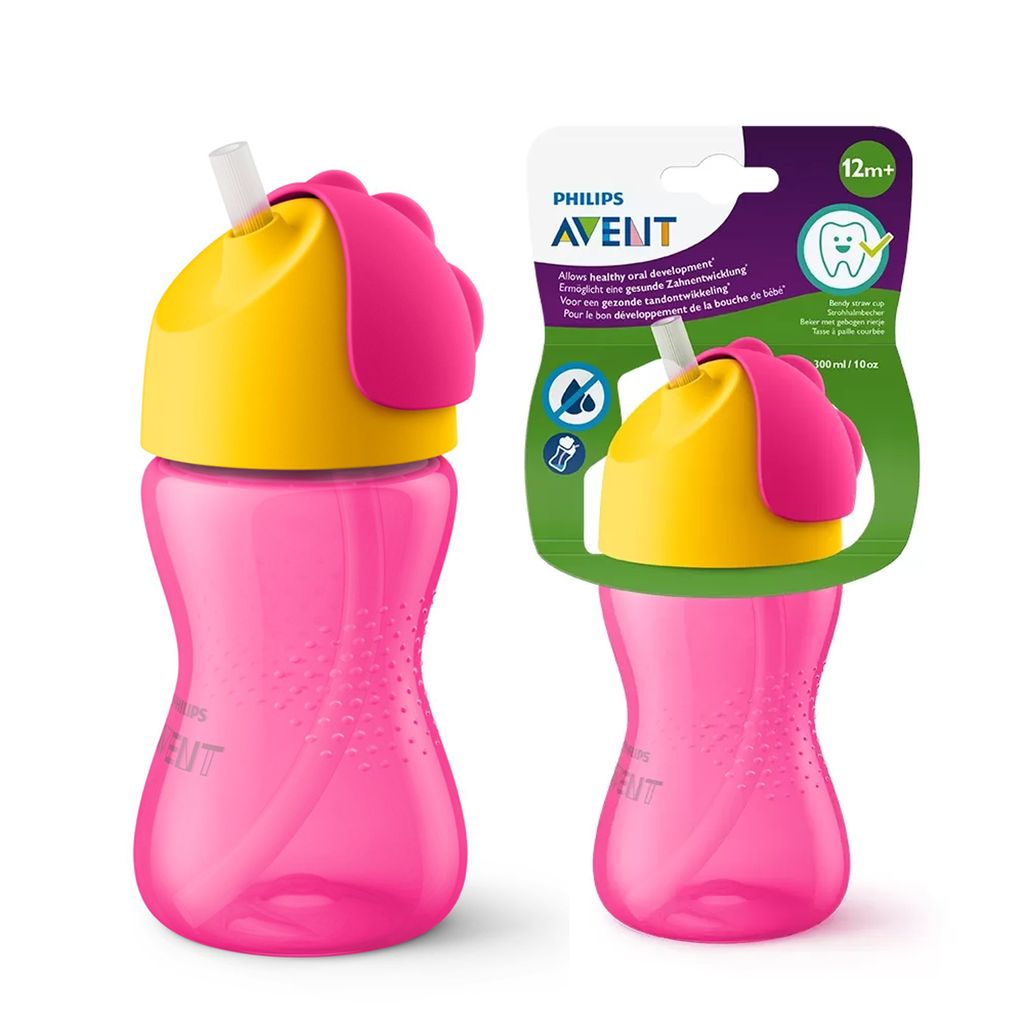 Philips Avent My Bendy Straw Cup 300ml/10oz (12M+) (Assorted)